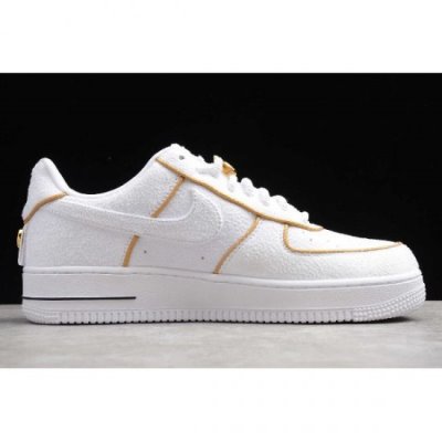 Nike Air Force 1 Low By To You Beyaz / Metal Altın / Siyah Kaykay Ayakkabı Türkiye - 9G834S88